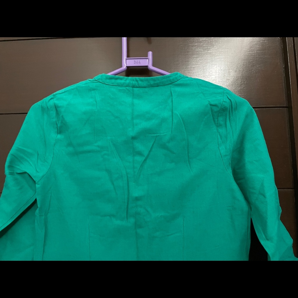 Green Cotton Kurti - Picture 12 of 12